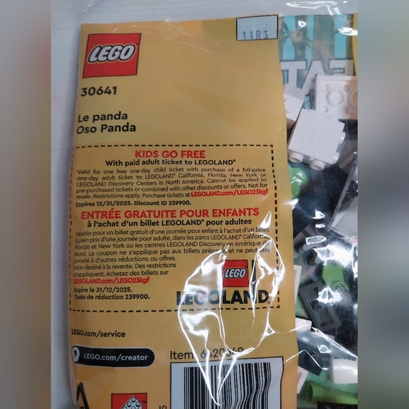 NEW LEGO CREATOR: Panda Bear (30641) - Picture 3 of 4